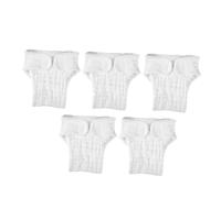 BESTYASH 5piezas Inserciones De De Lavables y Reutilizables y Absorbentes Para Bebés y Color Blanco