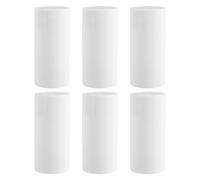 BESTYASH 6 Envases de Desodorante Rellenable de Plástico Blanco 15 Ml con Mecanismo Giratorio Tubos Vacíos para Bálsamo Maquillaje y Cuidado Personal Ideales para Viajes y Uso Casero