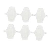 BESTYASH 6 Piezas 1 Paño Menstrual Impermeable Protector Lavable Almohadillas Para Panty Liner Almohadillas Para Toallas Higiénicas Almohadillas Femeninas De Tela Protegeslip Reutilizables