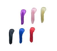 BESTYASH 6 Piezas Gorro De Dormir Turbantes Forrados De Satén Para Mujer Gorro Trenzado Para Dormir Gorro De Raso Sedoso Ducha Cabello Baño Sombrero De Noche Tocado De Mujer Satín