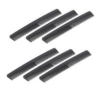 BESTYASH 6 piezas Peine de Peluquería Dientes Dobles y Anchos Peines Resistentes Antienredos para Peinados Profesionales y Diario