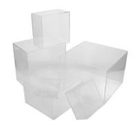 BESTYASH 6piezas Caja De Exhibición Transparente De Acrílico Elevadores Cúbicos De Alta Transparencia para Joyas Bufés Objetos De Colección Obras De Arte Modelos