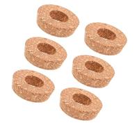 BESTYASH 6piezas Jarrón Hidropónico De Corcho Tapa De Corcho para Tapas De con Forma De Bola para Plantas Hidropónicas Decoración De Micropaisaje