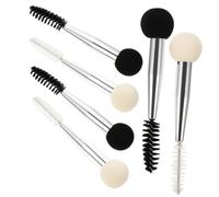 BESTYASH 6piezas Pinceles Para Cejas Esponjas De Doble Cabezal Para Maquillaje Cepillo Para Pestañas y Aplicadores De Maquillaje Para Uso Diario