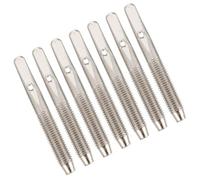 BESTYASH 7 Clavijas de Metal Paquete de 7 Piezas para Instrumentos Musicales Accesorio Simple de Usar y Resistente al Desvanecimiento, Color Plata para Arpa de Lira