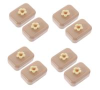 BESTYASH 8 Juegos Caja De Lentes De Contacto Portátil Pequeño Que Lleva Caso Contenedor De Lentes Cosméticos Soporte para Lentes De Maquillaje Porta Lentes De Contacto De Viaje Páginas