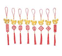 BESTYASH 8 piezas colgante de año nuevo chino caballo tradicional colgante decoraciones colgantes para interior y exterior ligero duradero versátil para bonsái oficina y hogar fácil montaje