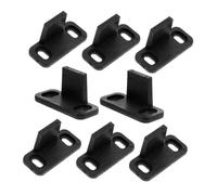 BESTYASH 8 piezas Guía de Piso para Puertas Correderas de Granero Dispositivo Antiswing Compatible con Puertas de Armario Bypass Bolsillo y Gabinete Herraje Resistente y Fácil Instalación