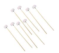 BESTYASH 8 Piezas Pluma de Ganso Mango de Bambú Limpiador de Oídos Práctico Removedor de Cera Profesional para Limpieza de Oídos