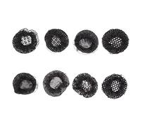 BESTYASH 8 Piezas Redes de Cabello Elásticas para Mujeres Snoods para Danzar Sujetadores de Moño Accesorios de Pelo Transpirables y Resistentes