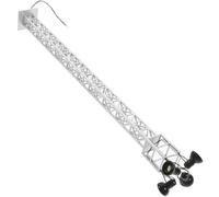 BESTYASH 87, Lámpara LED para Mesa de Arena, Semáforo Miniatura Plateado, Accesorio Decorativo para Modelismo Ferroviario y Construcción de Maquetas