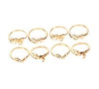 BESTYASH 8piezas Anillo Ajustable De Para Mujer De Diseño y Original y Especiales