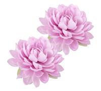 BESTYASH Abrazaderas para Cortinas Forma de Flor Clips de Sujeción Material Resistente Fáciles de Usar para Cortinas Largas 2 Piezas