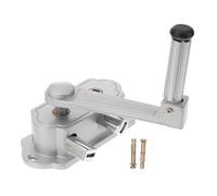 BESTYASH Accesorio Manivela Manual para Elevador de Ropa de Aleación Repuesto Práctico para Perchas Metálicas Hogar y Tiendas Diseño Clásico Plateado Uso Interior y Exterior