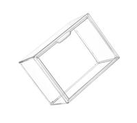 BESTYASH Almacenamiento Transparente para Textos Caja Organizador Apilable para Aula y Hogar de Polvo Gran Capacidad