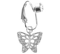 BESTYASH Anillo Falso Para Ombligo De Mujer Adorno No Piercing De Clip El Ombligo Diseño Colgante Chic y Elegante Para Decorar Tu Cuerpo y Complementar Tu Vestido