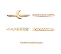 BESTYASH Anillos Decorativos Dorados de Aleación para Correas de Reloj Inteligente, 5 Piezas Fáciles de Instalar y Estilo Delicado para Personalizar Tu Reloj