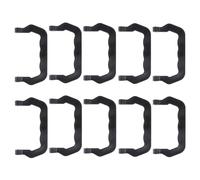 BESTYASH Asas Plásticas para Jaulas de Perros y Pequeños Roedores, Set de 10 Manijas Ergonómicas Resistentes al Desgaste, para Transporte y Uso en Jaulas Portátiles