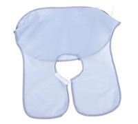 BESTYASH Babero para Afeitar Barba Duradero 1 Unidad Tamaño Capa para Barbería Hombre Viaje Recogedor de Vello Gris Plata Polyester Práctico