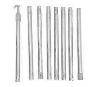 BESTYASH Barra para Persianas Telescópica de Acero Inoxidable 32 M Varilla Ajustable para Ventanas de Techo Alto Abridor para Toldos y Cortinas Celulares Herramienta para Empujar y