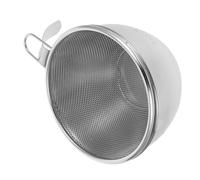 BESTYASH Bol para Ensalada de Acero Inoxidable con Escala Set Mini con Colador Recipiente Versátil para Preparación y Almacenamiento de Comidas Fácil Limpieza y Resistente