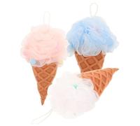 BESTYASH Bolas Exfoliantes De Baño 3 Piezas Tamaño Mediano Para Cuerpo, Esponjas Exfoliantes Suaves En, y, Suministros De Limpieza Corporal Para Adultos y Niños, Uso Diario En Ducha