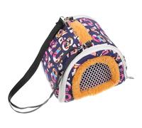 BESTYASH Bolsa de Transporte para Hámster y Cobayas de Lona Transpirable Correa Ajustable para Viaje y Transporte Cómodo de Mascotas Pequeñas
