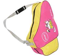 BESTYASH Bolsa para Patines de Hielo y Patines en Línea con Ruedas, Portátil y Fácil de Limpiar, Diseño de Varias Secciones en Tela Oxford Rosa Adecuado para Almacenamiento Color Aleatorio