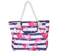 BESTYASH Bolsa Playa Mujer Flamingo Ligera y Espaciosa Tote de Lona con Gran Capacidad para Viaje Gimnasio y Compras Bolso Hombro Único para Vacaciones y Uso Diario