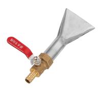 BESTYASH Boquilla Rociadora Plana de Metal para Máquina de Espuma, Repuesto Ajustable para Lavado de Autos, Cabezal Pulverizador de Alta Presión para Limpieza Automotriz y Jardín