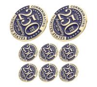 BESTYASH Broches Conmemorativos 250.º Aniversario Estados Unidos 8 Piezas, Pins de Solapa Patrióticos Pequeños de Metal Esmaltado, Broches para Bufandas, Sombreros y Bolsos, Alfileres