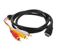 BESTYASH Cable adaptador de video a para receptor de DVD, TV y proyector con transmisión de señal estable y audio o video digital