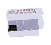 BESTYASH Caja De Enchufes De Tijera Organizador De Baño para Estación De Peluquería Soporte para Secador De Pelo y Cepillo De Pelo para Accesorios De Peluqueros