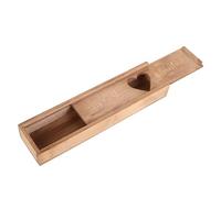 BESTYASH Caja de Madera para Guardar Test de Embarazo Elegante para Anunciar Embarazo Contenedor con Tapa para y Conservar Momento