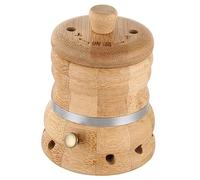 BESTYASH Caja de Moxibustión de Bambú Redonda Portátil, Quemador de Cono de Moxa, Térmico Corporal para Abdomen y Cintura, Uso Doméstico para Aliviar Frío y Fatiga, Adecuado para Masajes