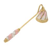 BESTYASH Candle Snuffer Vintage con Mango y Aplicación de Rhinestones Extintor de Llama para Velas con Diseño Retro Accesorio Seguro y Elegante para Decoración y Regalos