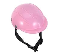 BESTYASH Casco Protector Ajustable para Perros y Gatos, Casco para Scooter y Ciclismo con ventilación, Correa para Barbilla, Estilo Moderno y tamaño pequeño en Color Rosa