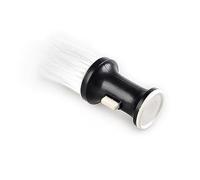 BESTYASH Cepillo de Cuello Plano para Peluquería, Plumero de Peluquería, Negro, PP, Fácil de Usar y Añade Talco para Salón