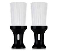 BESTYASH Cepillo de Peluquería y Cepillo de Limpieza para Cortadora 2 Piezas Tamaño Mediano Cerdas Suaves para Profesionales y Uso Doméstico Eliminación de Cabello en Salón