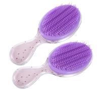BESTYASH Cepillo Desenredante Infantil 2 Piezas Cepillo Pequeño Cabello Diseño de Cartón para Portátil para Niñas