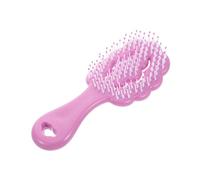 BESTYASH Cepillo Desenredante Infantil Forma De y Portátil Para Cabello Grueso y Rizado Húmedo y Seco Color Masajeador Para