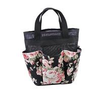 BESTYASH Cesta De Baño De Malla Plegable Organizador De Baño para Artículos De Aseo Neceser Portátil para Cosméticos Moderna Color