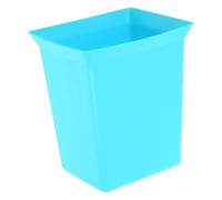 BESTYASH Cesta de Limpieza Portátil de Plástico Asa Ergonómica | Organizador Compacto Compartimentos, para Hoteles y Mantenimiento, se Guarda Fácil en Carros, Azul