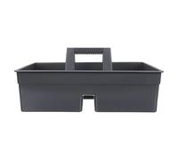 BESTYASH Cesta Organizadora de Limpieza con Tres Compartimentos y Asa | Plástico, Diseño Apilable y Base Plana, para Cocina y Restaurante, Uso Fácil para Personal de Mantenimiento Estilo Aleatorio
