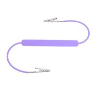 BESTYASH Clip Metálico para Bufanda con Sujetadores de Silicona Plana y Doble Cabeza Cadena de Servilleta para Clínicas y Uso Profesional Pinza Alligator para Servilletas y Bufandas