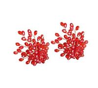 BESTYASH Clips de Cristal para Zapatos de Novia Accesorios Decorativos para Bodas Hebillas Clip Versátiles para Tacones y Sandalias Color Transparente Pack de 2 Piezas Ideales para