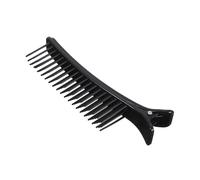 BESTYASH Clips de peinado en capas todo peine para seccionar el cabello de despedida apretones bien pinzas para cortar el cabello empuñaduras de peluquero el plastico Black