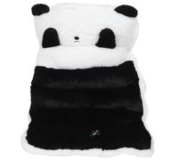 BESTYASH Cojín Asiento Coche Peluche Panda Cálido Invierno Almohadilla para Asiento Delantero Funda para Interior Automóvil Fácil Instalación y Estilo