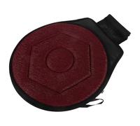BESTYASH Cojín Giratorio para Asiento de Coche 360° Portátil, Tapete Giratorio Suave para Adultos y Mujeres Embarazadas, Acolchado Cómodo para Oficina, Automóvil y Hogar, Color Vino