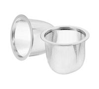 BESTYASH Colador de Inoxidable Filtro Reutilizable 2 Piezas Cesta Infusora Colador de Fina Accesorio Oficina y Hogar